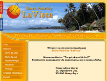 Tablet Screenshot of lavista.pl